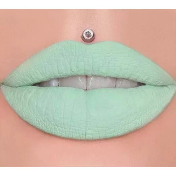Jeffree Star High Society Velour Liquid Matte Pastel Mint Green Lipstick NIB - Picture 2 of 5